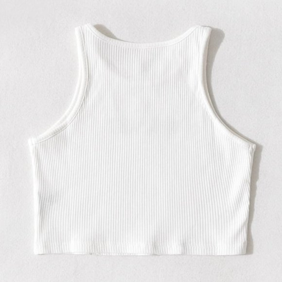 Graphic Rib Knit Tank Top - Picture 2 of 3